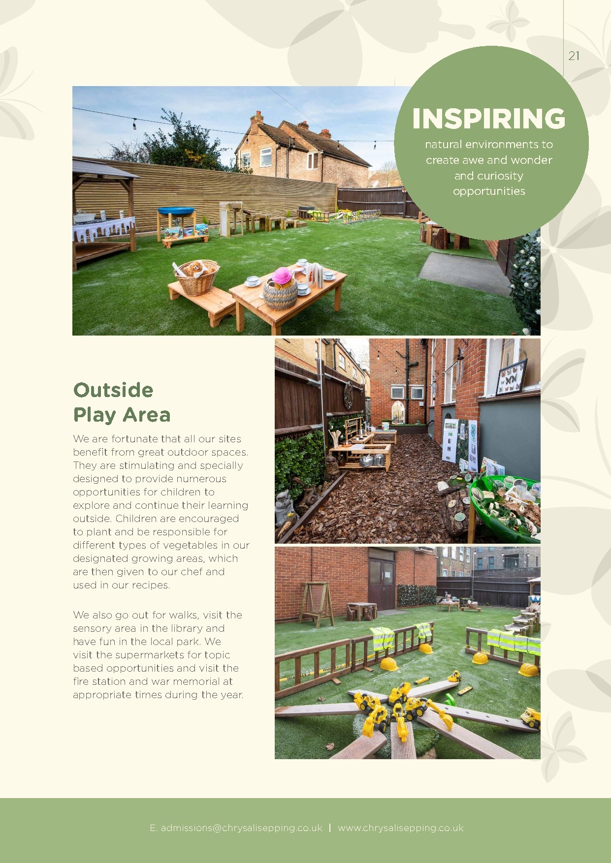 Chrysalis Epping prospectus, page 21 of 26
