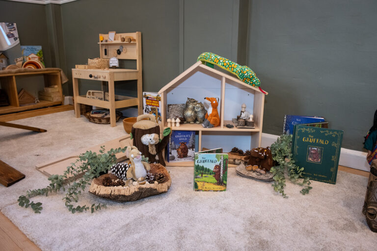 Resources and play spaces featured on the Squirrels room page